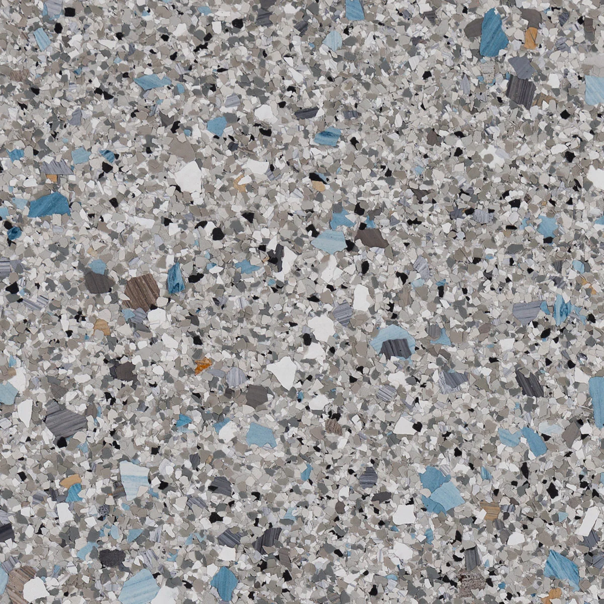 Blue Granite flake chip blend