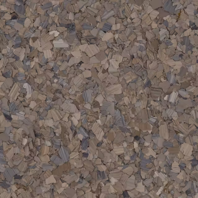 Obsidian flake chip blend